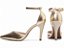 Scarpin Saia e Blusa Feminino Salto Alto Dourado Napa Premium AVS Global 9200-117E - Imagem 4