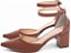 Scarpin Feminino Salto Médio Verniz Caramelo com Fivela AVS Global 606H - Imagem 2