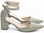 Scarpin Feminino Salto Médio Verniz Verde com Fivela AVS Global 606G - Imagem 1