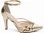 Scarpin Salto Fino Dourado e Specchio Ouro Light com Fivela AVS Global 67072D - Imagem 5