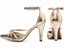 Scarpin Salto Fino Dourado e Specchio Ouro Light com Fivela AVS Global 67072D - Imagem 6