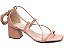 Sandália Salto Bloco Triangular Blush de Amarrar Tamanhos Especiais 39 ao 44 AVS 4000-72A_AR - Imagem 4
