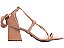 Sandália Salto Bloco Triangular Blush de Amarrar Tamanhos Especiais 39 ao 44 AVS 4000-72A_AR - Imagem 5