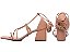 Sandália Salto Bloco Triangular Blush de Amarrar Tamanhos Especiais 39 ao 44 AVS 4000-72A_AR - Imagem 8
