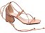 Sandália Salto Bloco Triangular Blush de Amarrar Tamanhos Especiais 39 ao 44 AVS 4000-72A_AR - Imagem 6