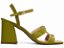 Sandália Salto Grosso Médio 7cm Napa Verde Clássica Torricella Design Elegante AVS 46001C - Imagem 4