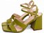 Sandália Salto Grosso Médio 7cm Napa Verde Clássica Torricella Design Elegante AVS 46001C - Imagem 3