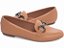 Sapatilha Mocassim Feminino Caramelo Bico Fino com Bridão Grafite Clássico Torricella AVS 70.041B - Imagem 4