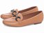 Sapatilha Mocassim Feminino Caramelo Bico Fino com Bridão Grafite Clássico Torricella AVS 70.041B - Imagem 7