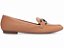 Sapatilha Mocassim Feminino Caramelo Bico Fino com Bridão Grafite Clássico Torricella AVS 70.041B - Imagem 5