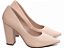 Scarpin Salto Médio Rose Bico Fino Torricella Clássico e Confortável AVS 65-01D - Imagem 2