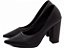 Scarpin Preto Salto Médio Bico Fino Torricella Clássico e Confortável AVS 65-01A - Imagem 4