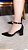 Scarpin Preto Verniz Salto Médio Bico Fino Torricella Fivela Dourada Luxo AVS 606A - Imagem 1