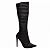 Bota Feminina Cano Alto Preta Salto Fino 12 cm Matelassê Napa Torricella AVS 80005B - Imagem 7