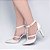 Scarpin Noiva Salto Fino 9cm Verniz Off White Detalhe Pirâmide Torricella AVS 65054C - Imagem 6