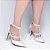 Scarpin Noiva Salto Fino 9cm Verniz Off White Detalhe Pirâmide Torricella AVS 65054C - Imagem 8