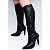 Bota Cano Alto Feminino Salto Fino Alto Ziper Torricella AVS 65044A - Imagem 7