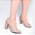 Sapato Scarpin Rose Salto Grosso Noiva Torricella AVS 2025-00B - Imagem 1