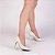 Sapato Scarpin Branco Salto Alto Bico Fino Torricella AVS 9200-113C - Imagem 8
