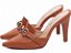 Sapato Scarpin Mule Caramelo Salto Alto Fino Torricella AVS 67055B - Imagem 6