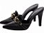 Sapato Scarpin Mule Salto Alto Fino Preto AVS 67055A - Imagem 2
