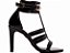 Sandália Feminina Preta Salto Alto Baixo Torricella AVS 301.26A - Imagem 5