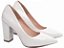 Sapato Scarpin Off White Salto Alto Noiva Torricella AVS 2025-00C - Imagem 2
