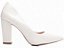 Sapato Scarpin Off White Salto Alto Noiva Torricella AVS 2025-00C - Imagem 10