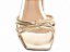 Sandália Feminina Salto Grosso Metalizado Ouro Light Torricella AVS 104B - Imagem 6