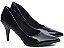 Sapato Scarpin Salto Fino Verniz Preto 8000-02A_AR - Imagem 1