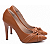 Sapato Scarpin Bico Fino Caramelo Salto Torricella AVS 9200-113B - Imagem 1