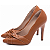 Sapato Scarpin Bico Fino Caramelo Salto Torricella AVS 9200-113B - Imagem 2