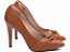 Sapato Scarpin Bico Fino Caramelo Salto Torricella AVS 9200-113B - Imagem 2