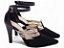 Sandália Scarpin Preto Noiva Sapato Salto Médio AVS 66082B - Imagem 4