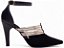 Sandália Scarpin Preto Noiva Sapato Salto Médio AVS 66082B - Imagem 5