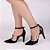 Sandália Scarpin Preto Noiva Sapato Salto Médio AVS 66082B - Imagem 8