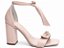 Sandália Feminino Nude Salto Grosso Casual Luxo AVS FST025B - Imagem 6