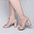 Sandália Feminino Nude Salto Grosso Casual Luxo AVS FST025B - Imagem 1
