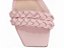 Sandália Feminina Rosa Salto Grosso Luxo com Tranças Torricella AVS FST033B - Imagem 8