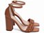 Sandália Salto Alto Feminina Tiras Trança Marrom Torricella - Estilo e Conforto AVS FST033H - Imagem 1