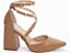 Scarpin Salto Grosso Caramelo Torricella 8,5cm com Apliques Dourados AVS 66077B - Imagem 4