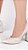 Scarpin Verniz Off White Torricella Salto Grosso 9cm com Tiras em Laço AVS 65-10D - Imagem 3