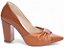 Scarpin Caramelo Torricella Salto Fino Médio 9cm com Laço em Verniz AVS 65-10C - Imagem 6