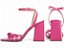 Sandália Feminina Salto Grosso Pink Torricella Napa Fivela Dourada 9cm AVS 45097A - Imagem 2