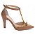 Sapato Scarpin Salto Alto Bico Fino Caramelo Pérolas Douradas Torricella AVS 66080B - Imagem 15