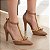 Sapato Scarpin Salto Alto Bico Fino Caramelo Pérolas Douradas Torricella AVS 66080B - Imagem 8