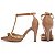 Sapato Scarpin Salto Alto Bico Fino Caramelo Pérolas Douradas Torricella AVS 66080B - Imagem 17