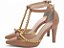 Sapato Scarpin Salto Alto Bico Fino Caramelo Torricella AVS 66080B - Imagem 2