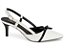 Sapato Scarpin Slingback Off White Salto Fino Médio AVS 600.12I - Imagem 6