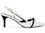 Sapato Scarpin Slingback Off White Salto Fino Médio AVS 600.12I - Imagem 1